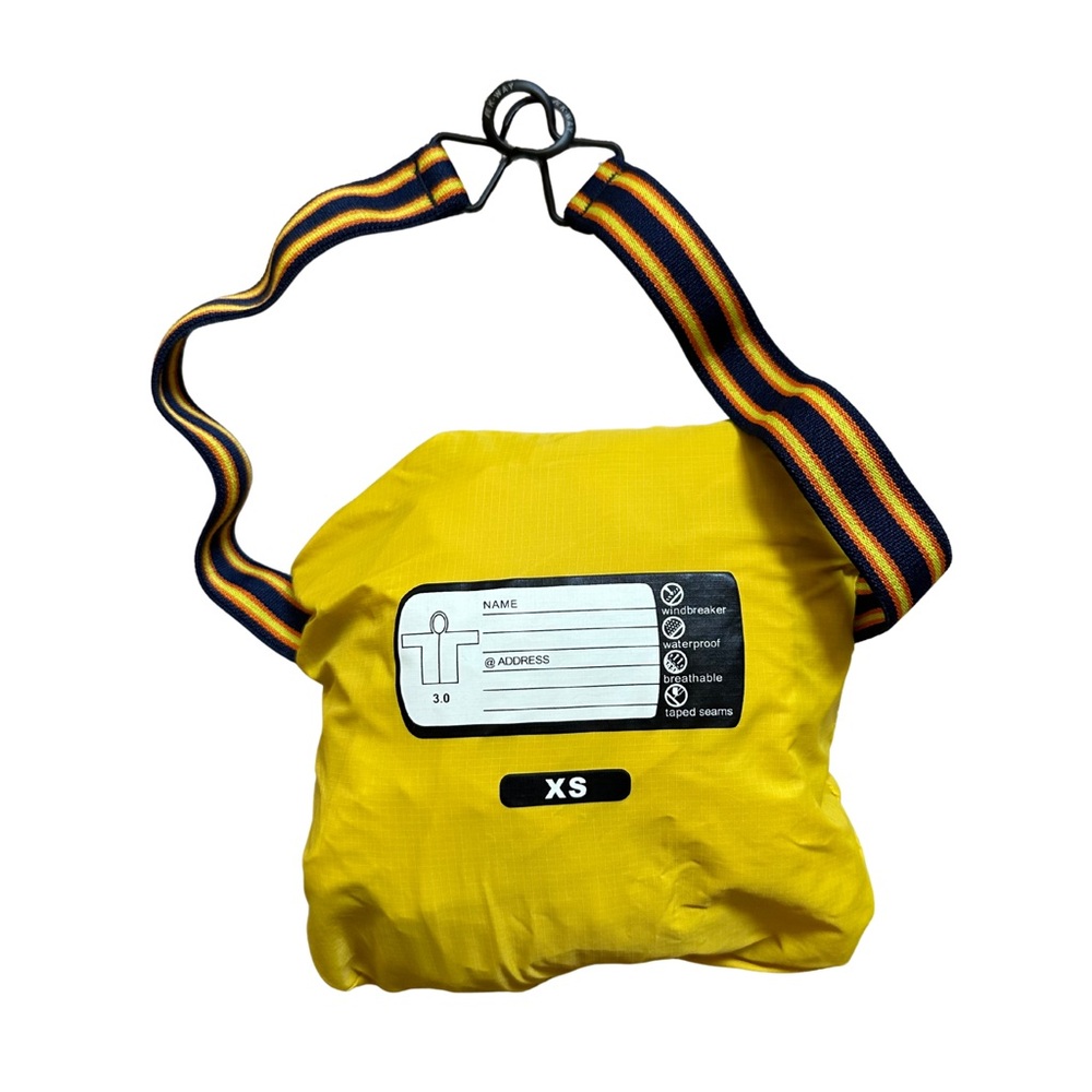 K-WAY Packable Hooded Rain and Windbreaker Jacket - Picture 4 of 5
